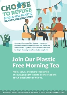 Plastic Free Morning Tea Poster