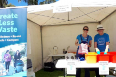 Volunteers at the Washing Up Station
