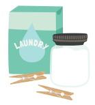 Plastic Free Laundry illustration