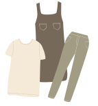 natural fibre clothing illustration