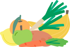 fruit and vegetables without any packaging